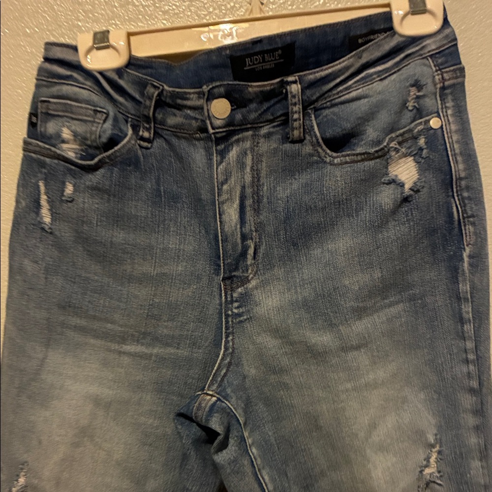 Judy Blue Women's Distressed Boyfriend Jeans